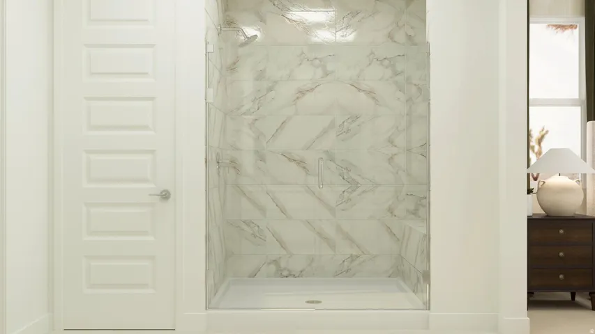 Full bath with a stall shower