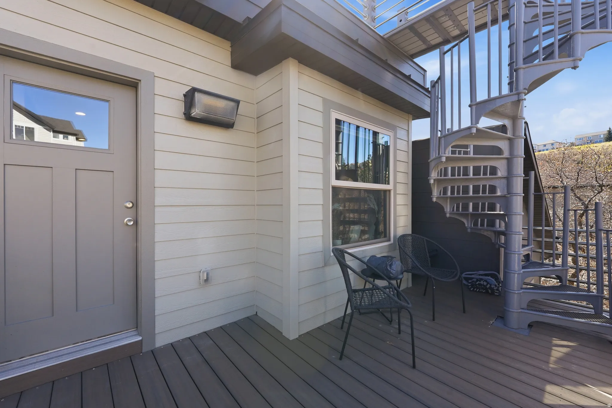 Deck with Roof Top Deck Access