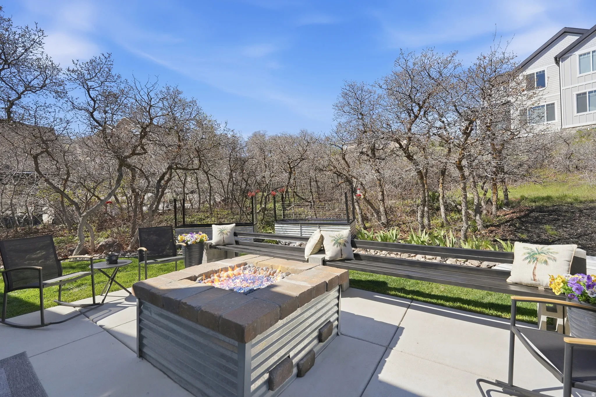Main Floor Patio with Firepit