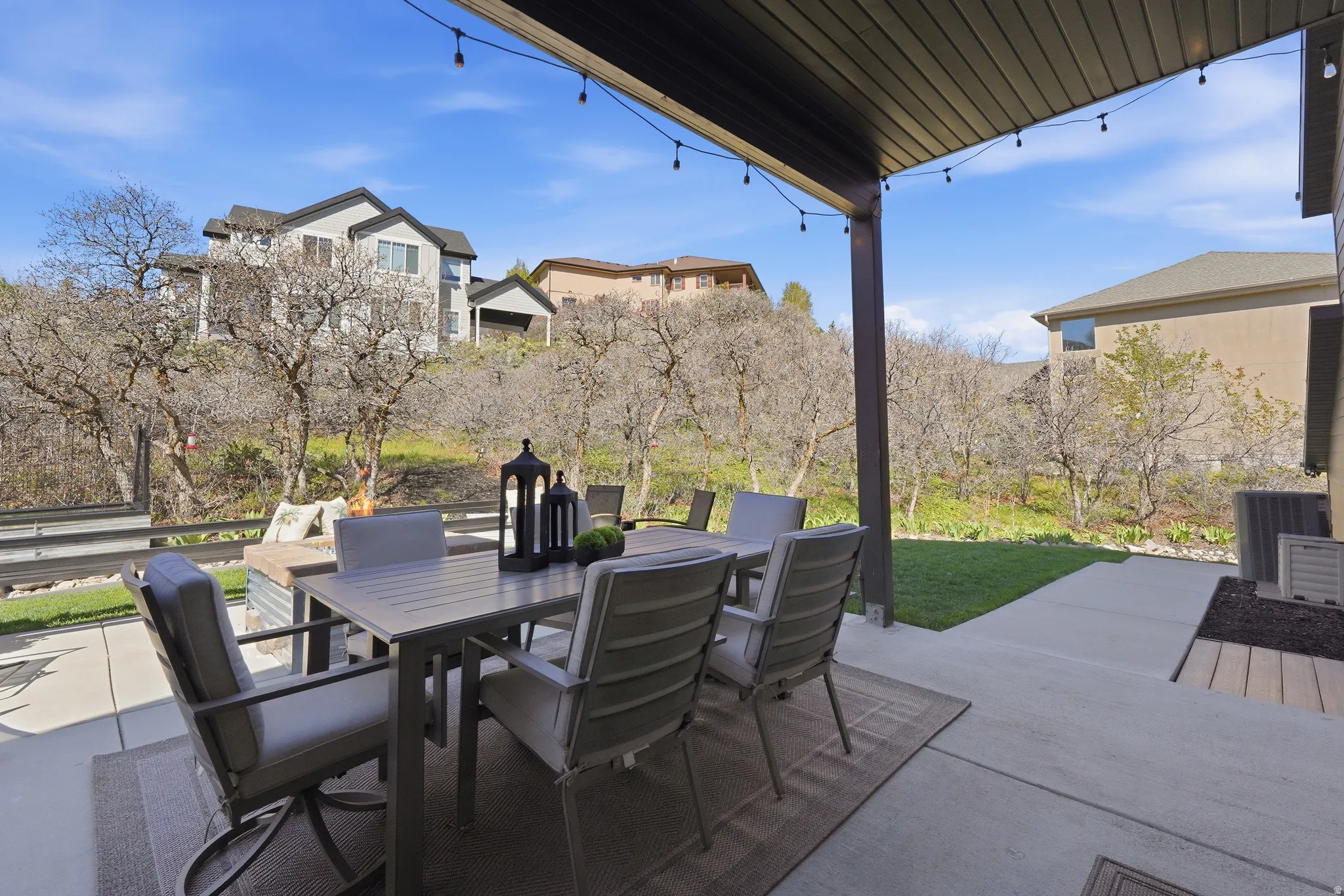 Main Floor Patio with Firepit