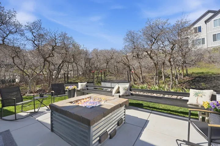 Main Floor Patio with Firepit