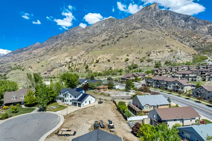 Ariel view looking North - mountain views.