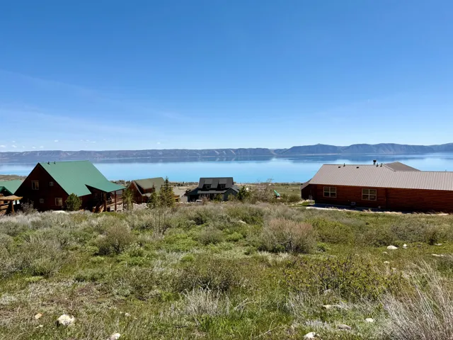 Water view featuring mountains