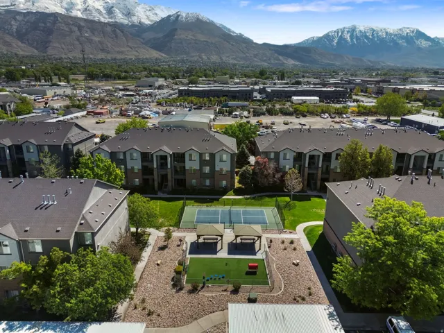 Bird's eye view of mountains