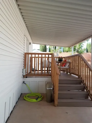 View of deck