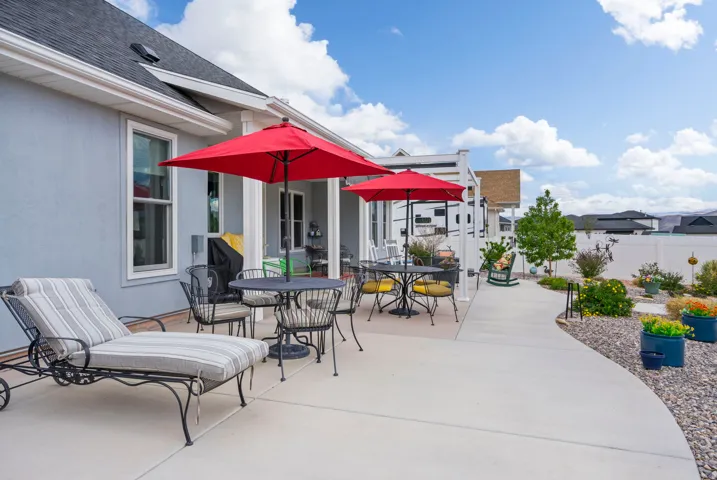 View of patio / terrace featuring outdoor dining area