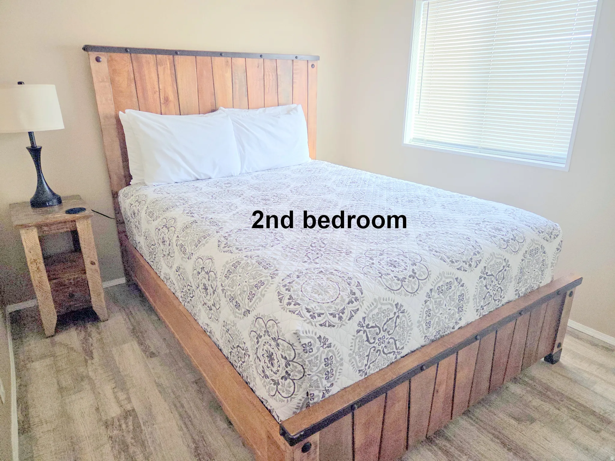 Bedroom featuring light wood finished floors