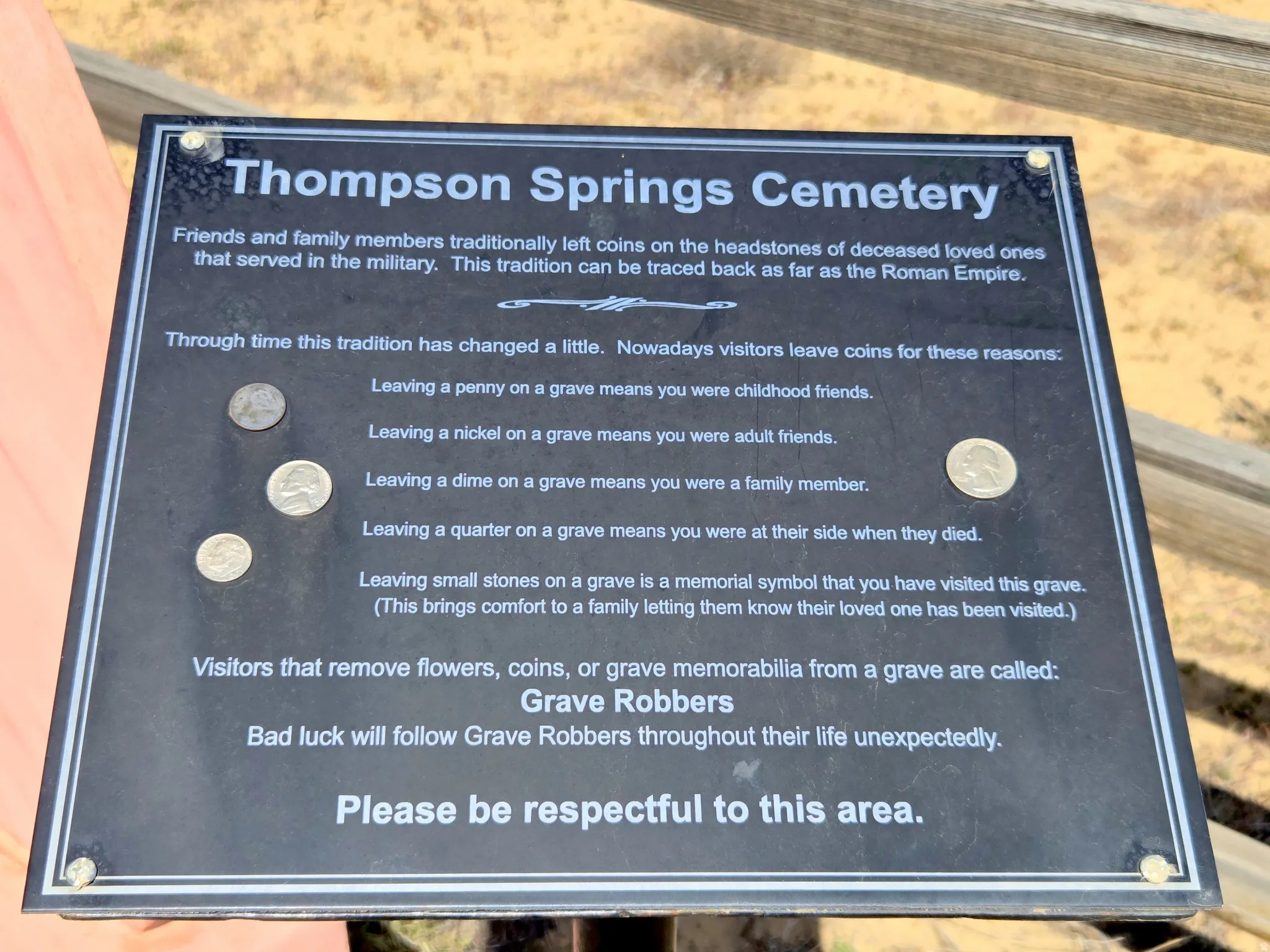 History of an old Cemetery.