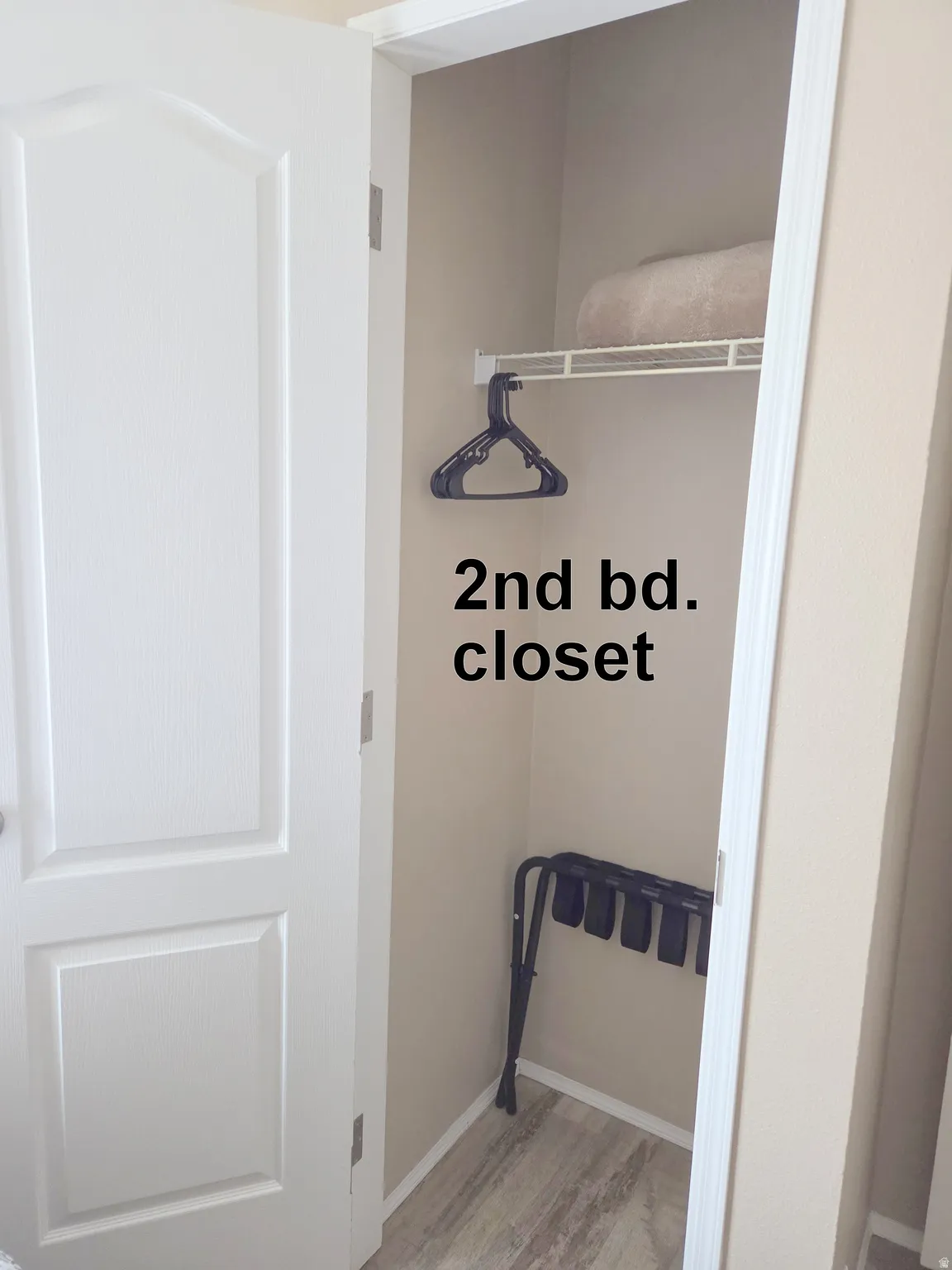 View of 2nd bedroom closet