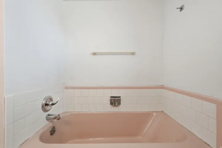 Bathroom with a garden tub