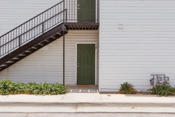 Doorway to property