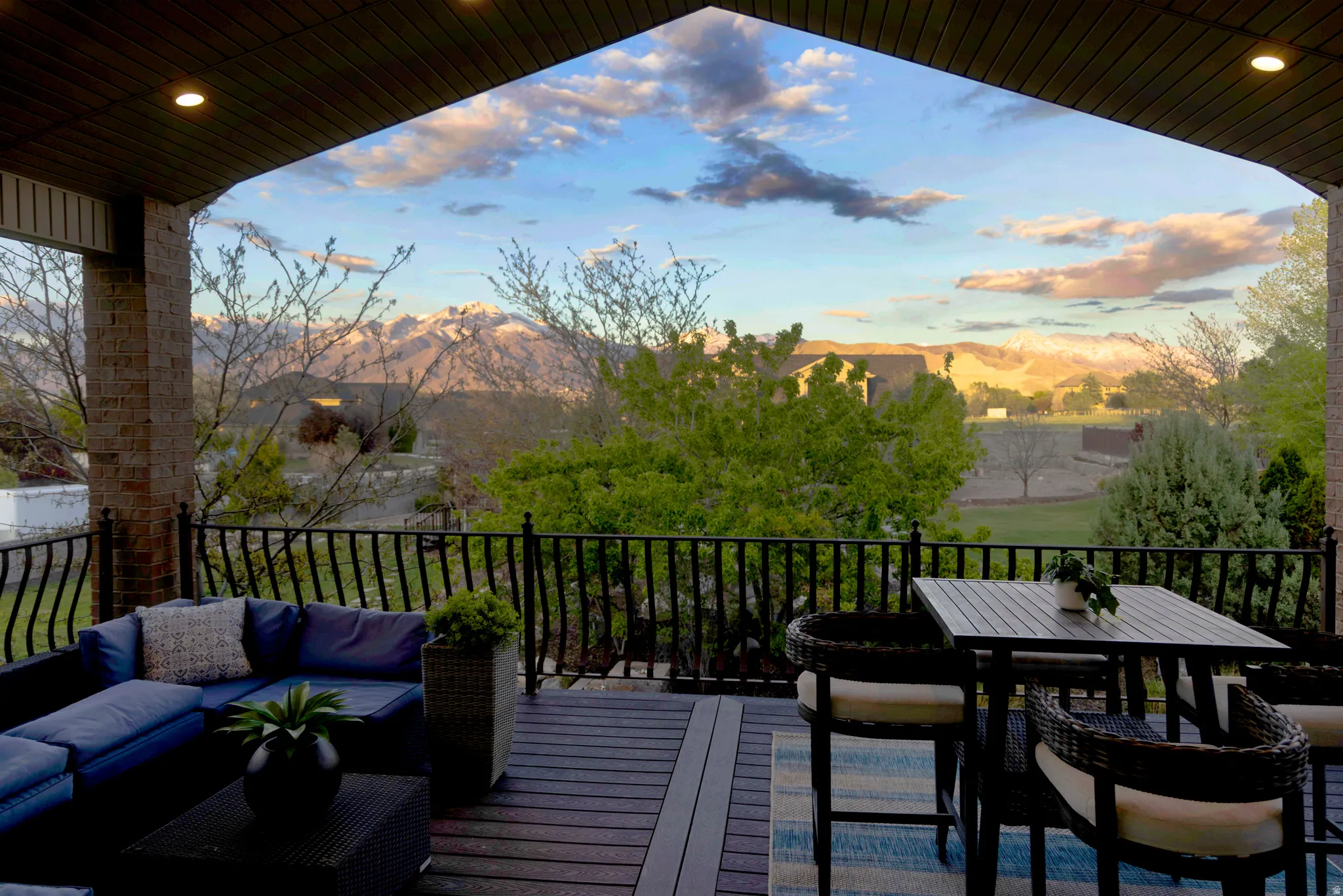 Deck with stunning views