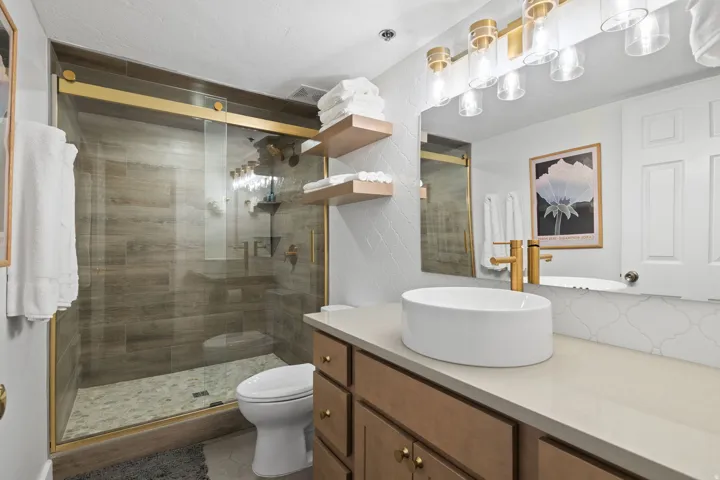 Remodeled bathroom