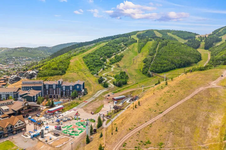 Park City Mountain resort across the street