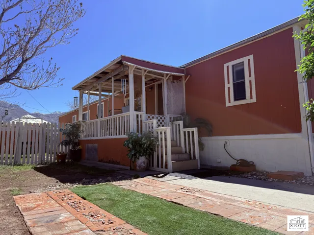 View of front of home with a porch