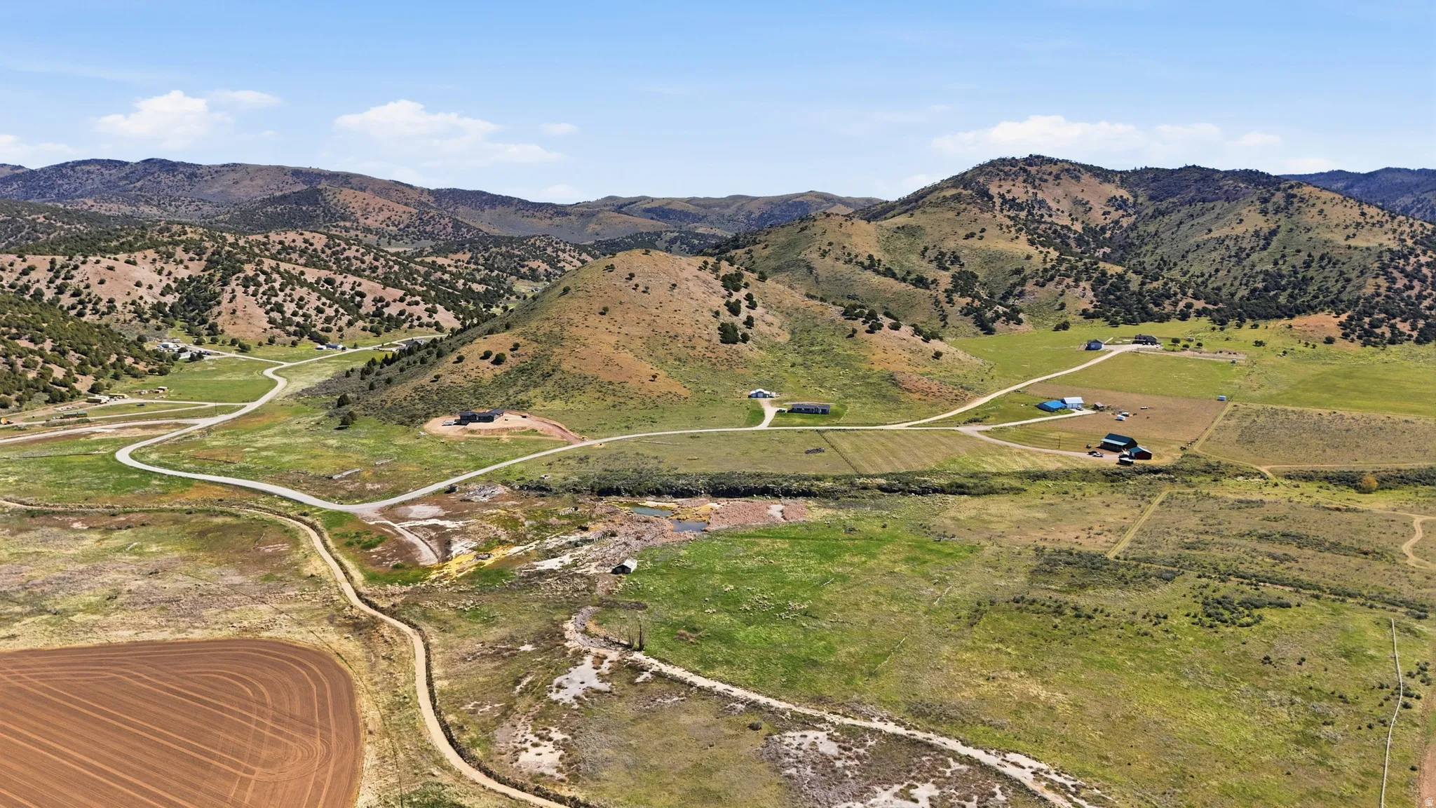 Mountain view featuring rural landscape