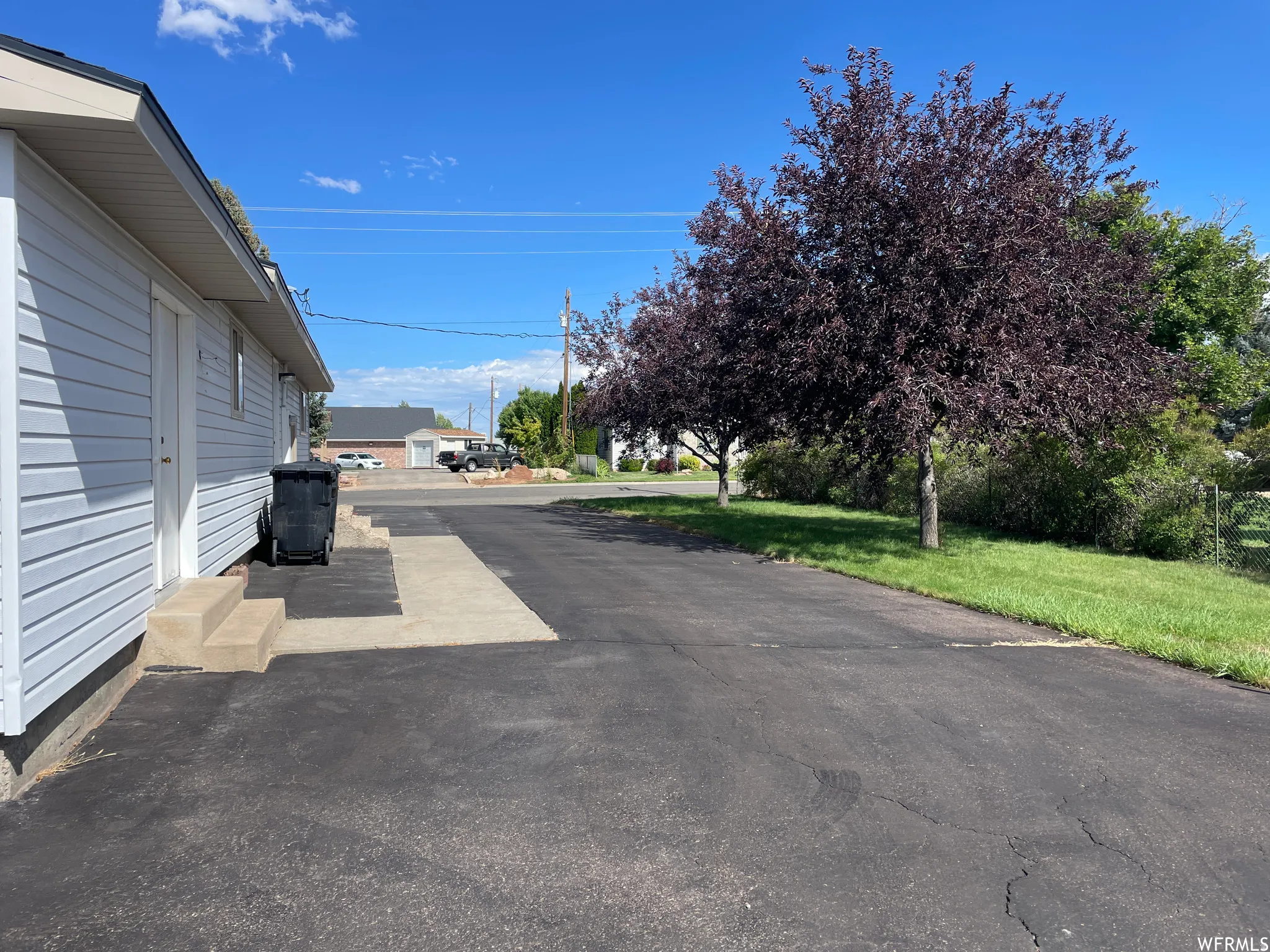 View of asphalt road