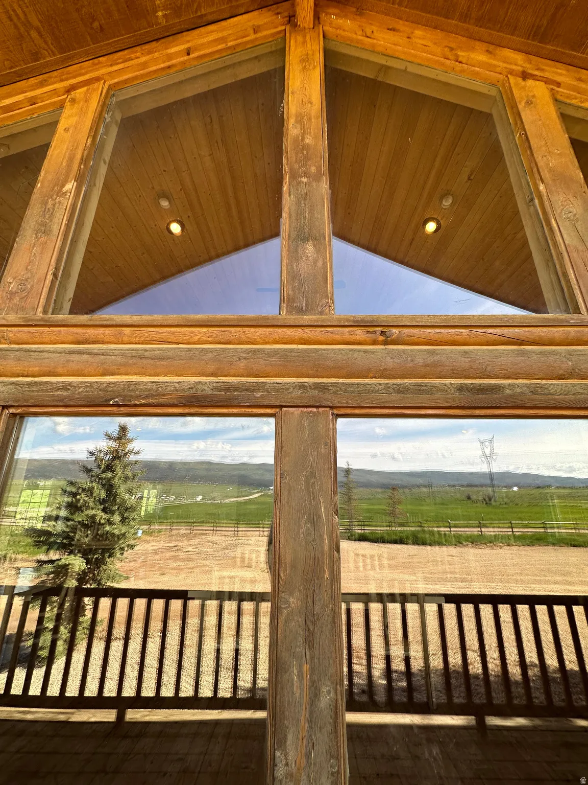 Detailed view of a rural view