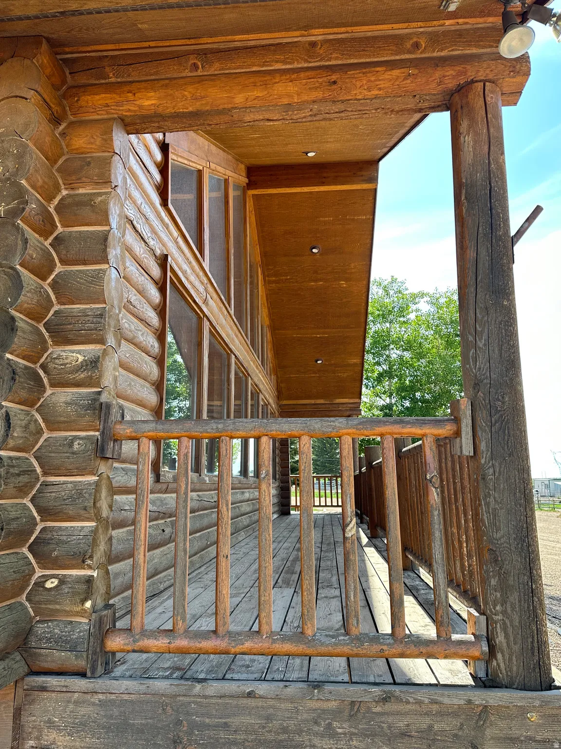 View of deck
