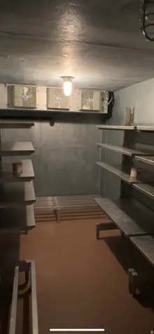 View of storage room