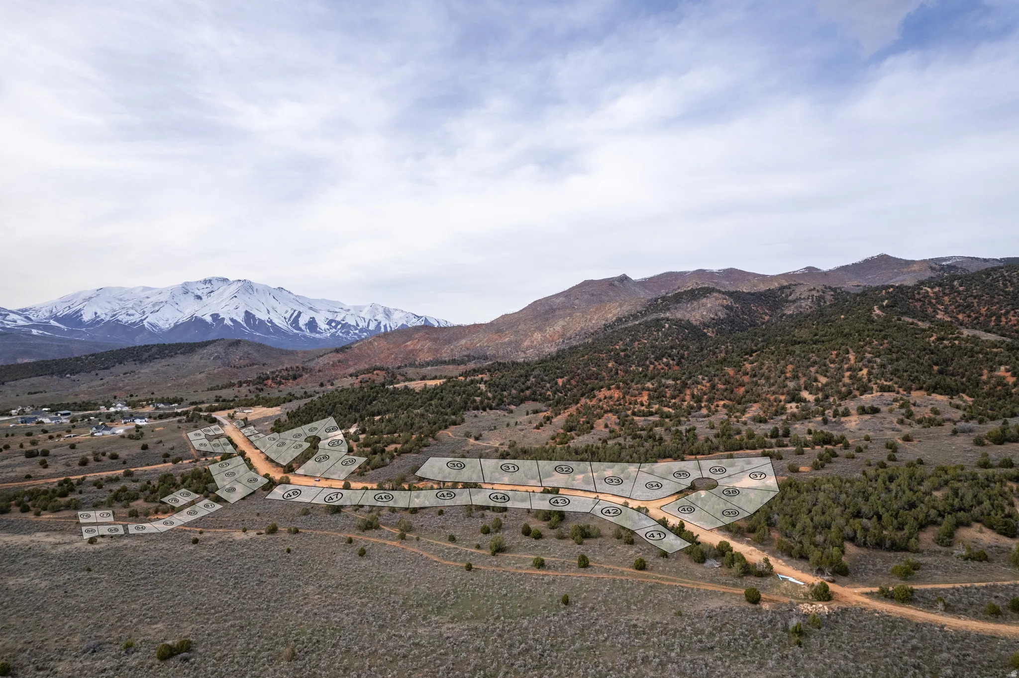 View of mountain background