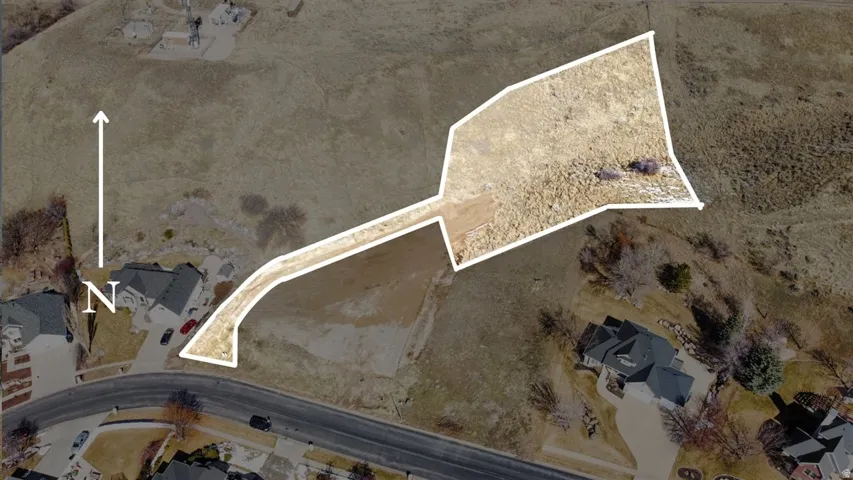 Aerial overview of property's location