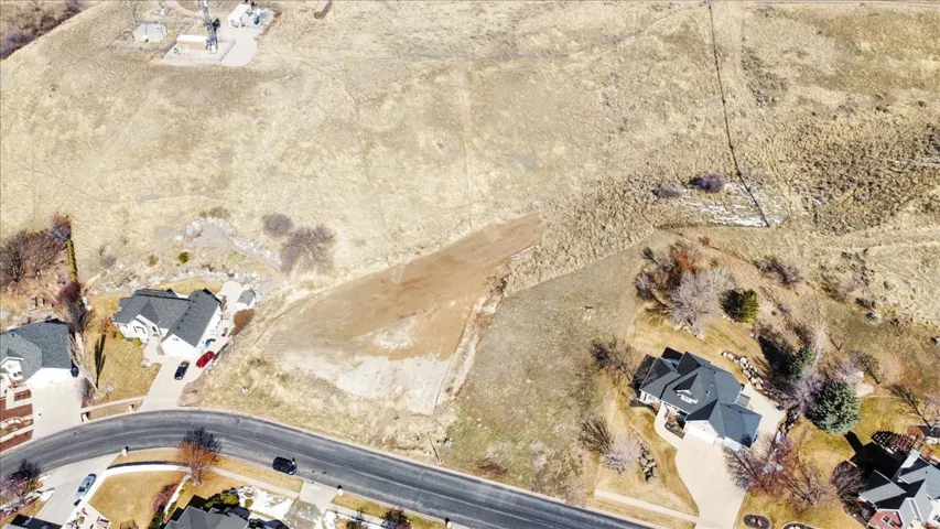 Aerial view of property's location with a desert landscape