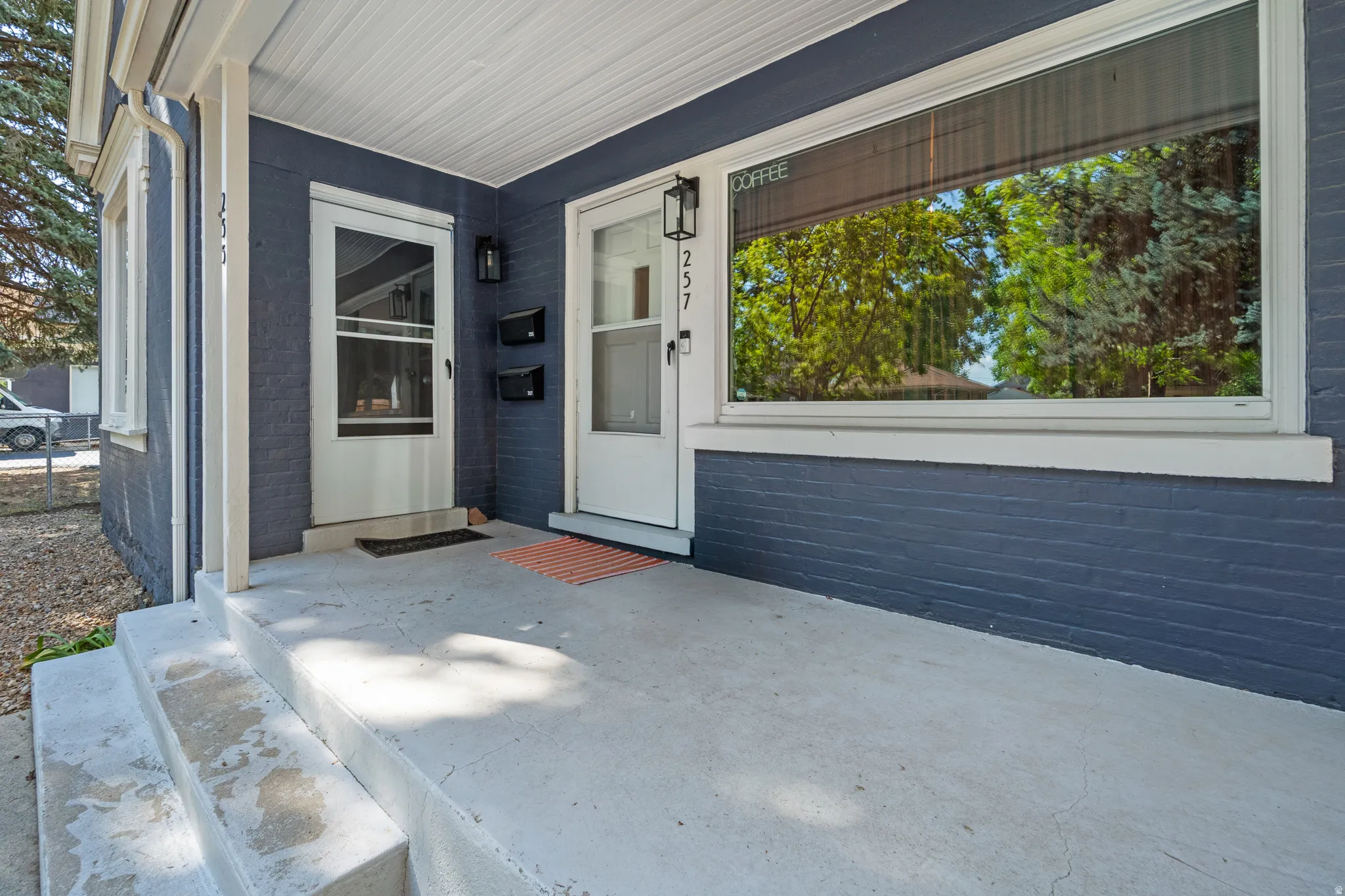 Entrance to property with a porch