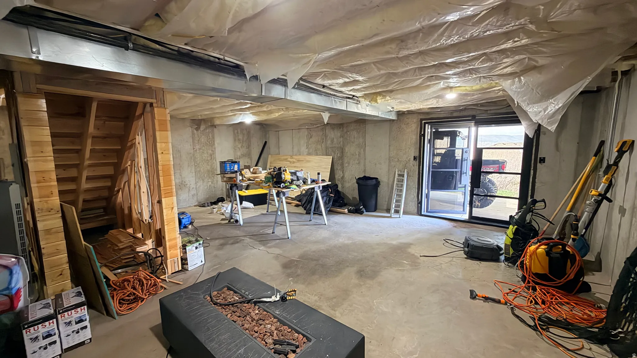View of basement
