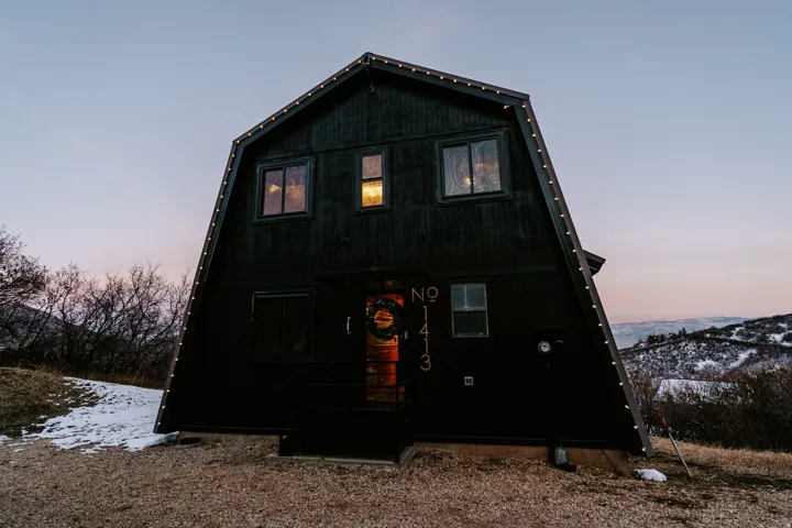 Rear view of house
