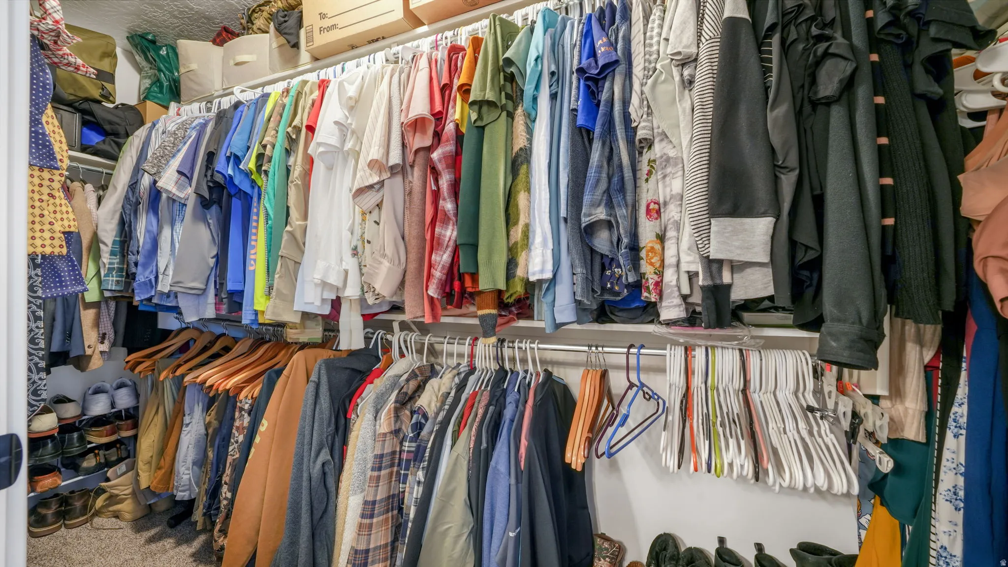 Master walk in closet