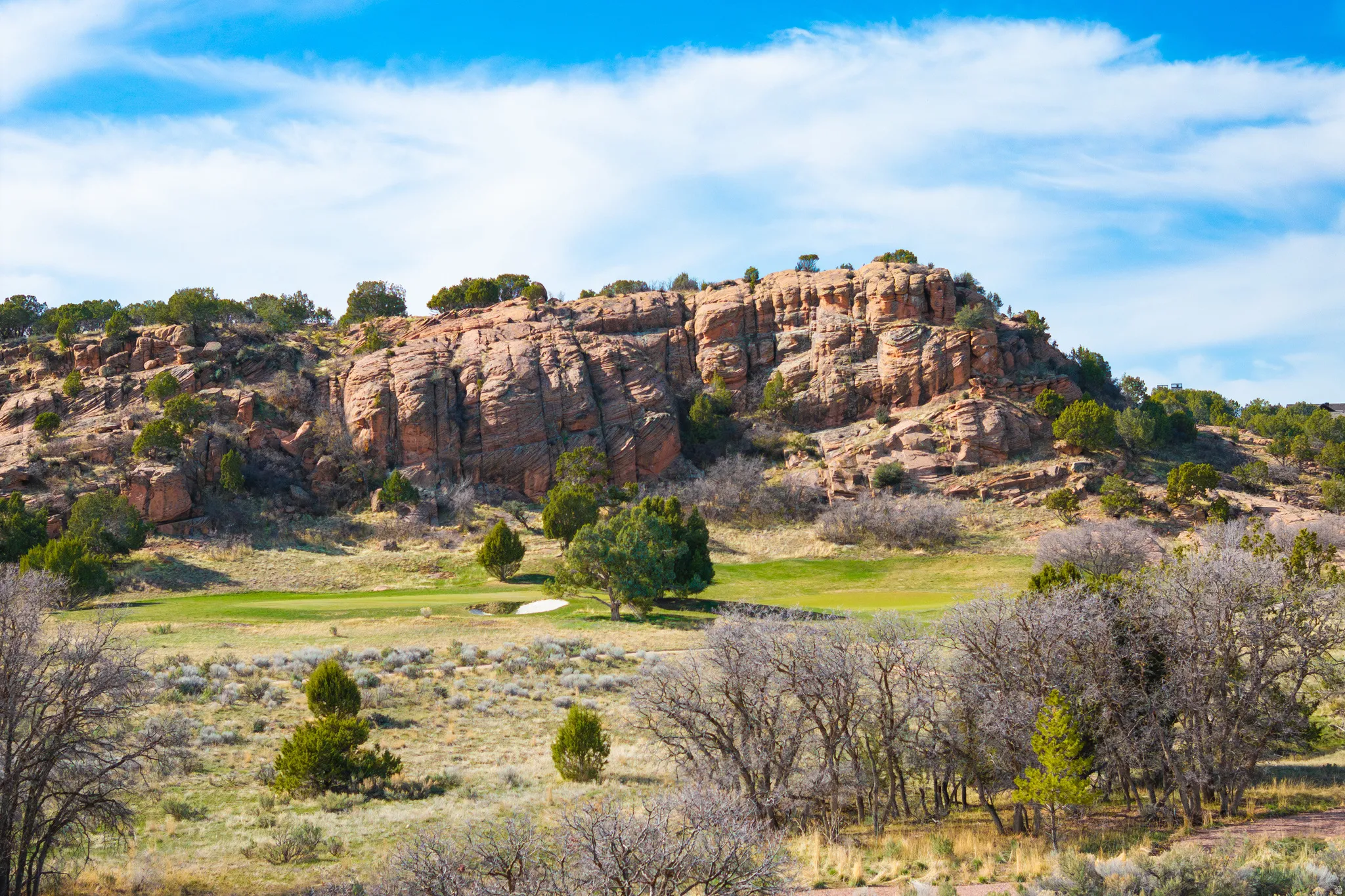 View of mountain backdrop