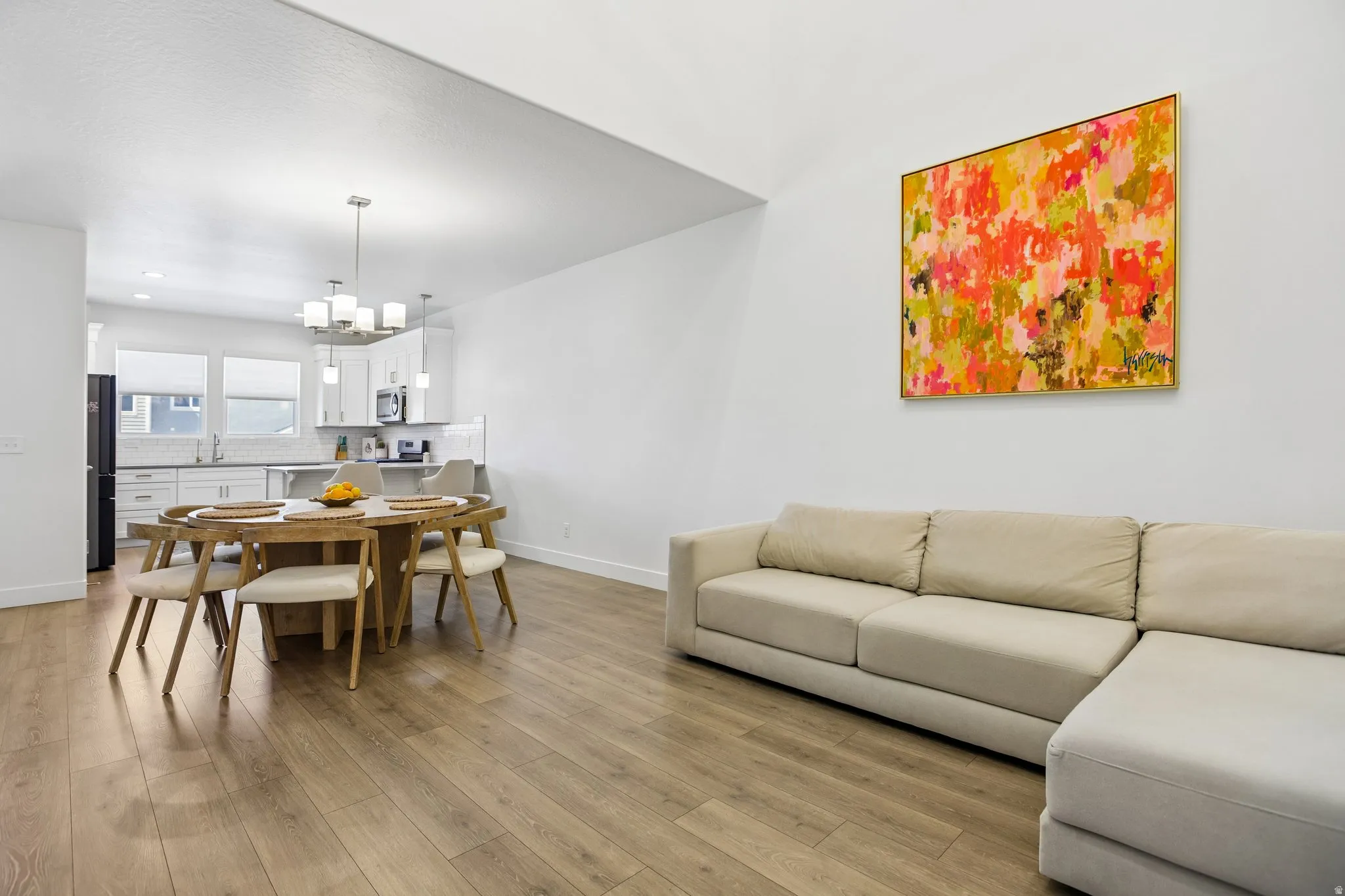 Dining space & Living Room