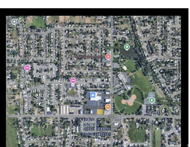 Aerial overview of property's location