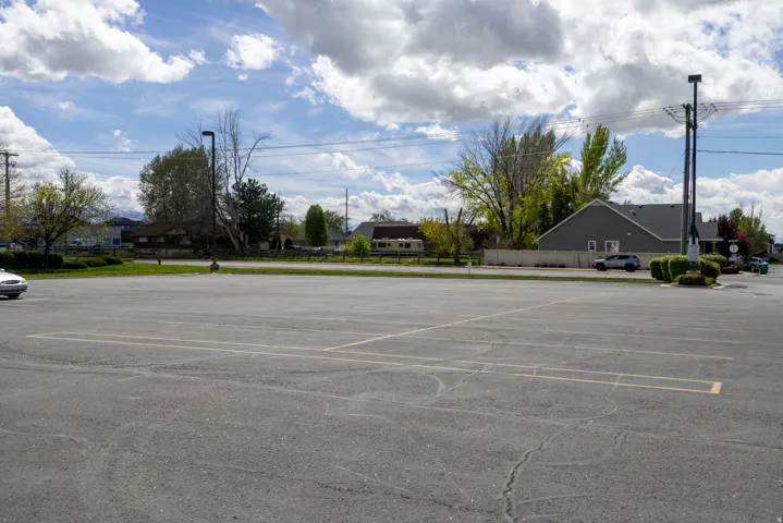 View of uncovered parking lot