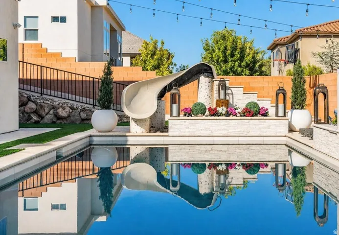 View of pool