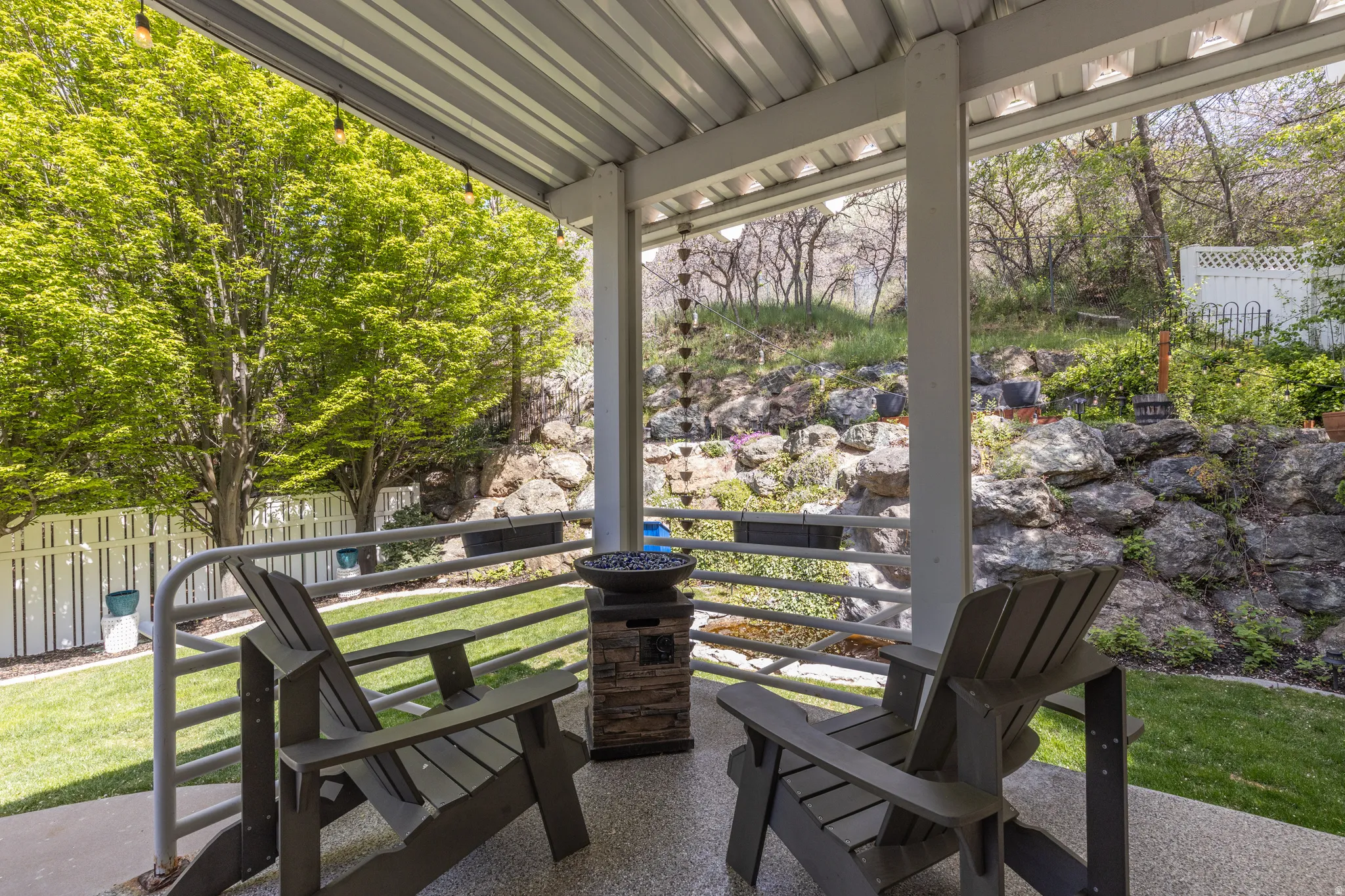 View of patio