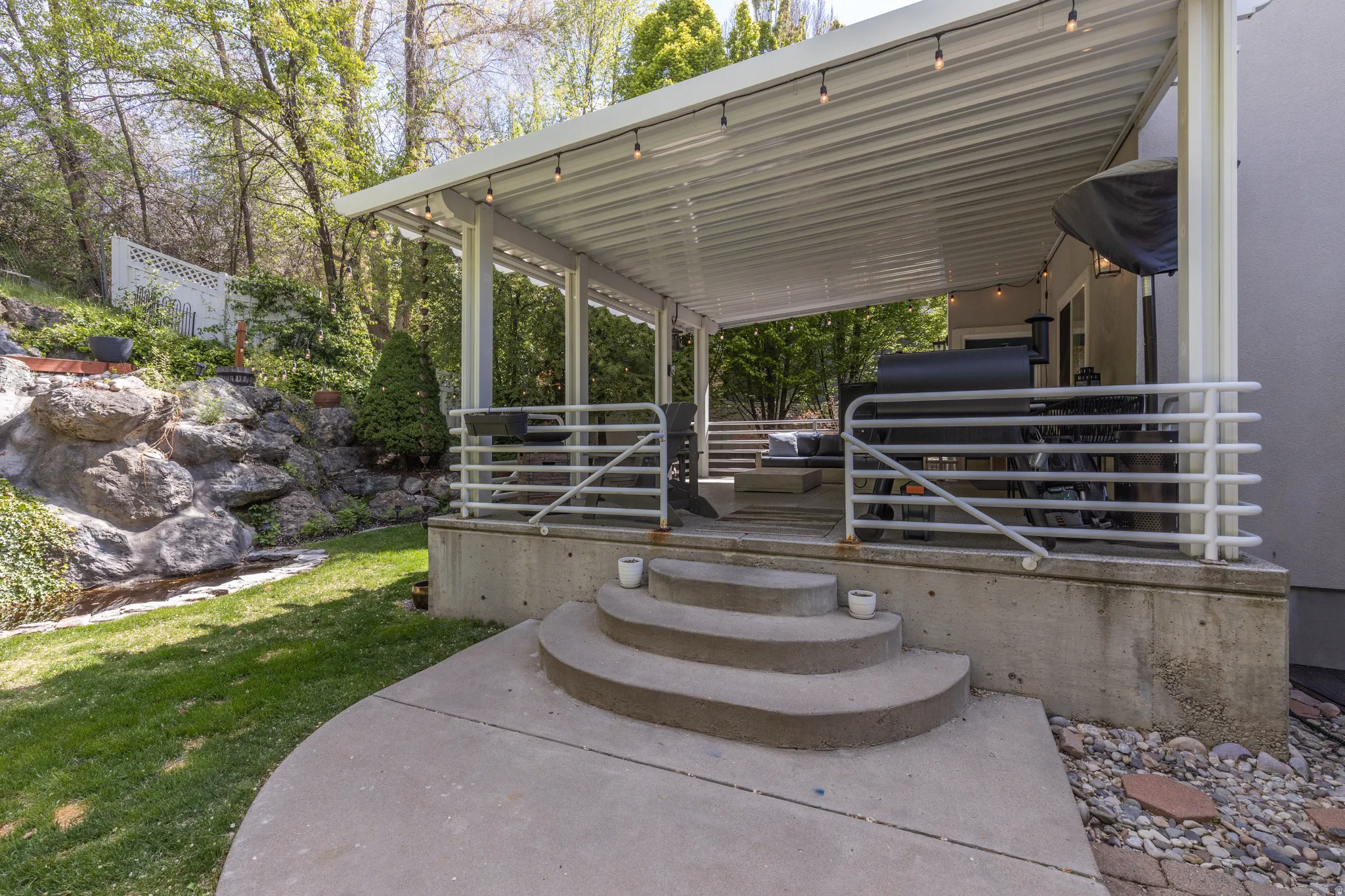 View of patio