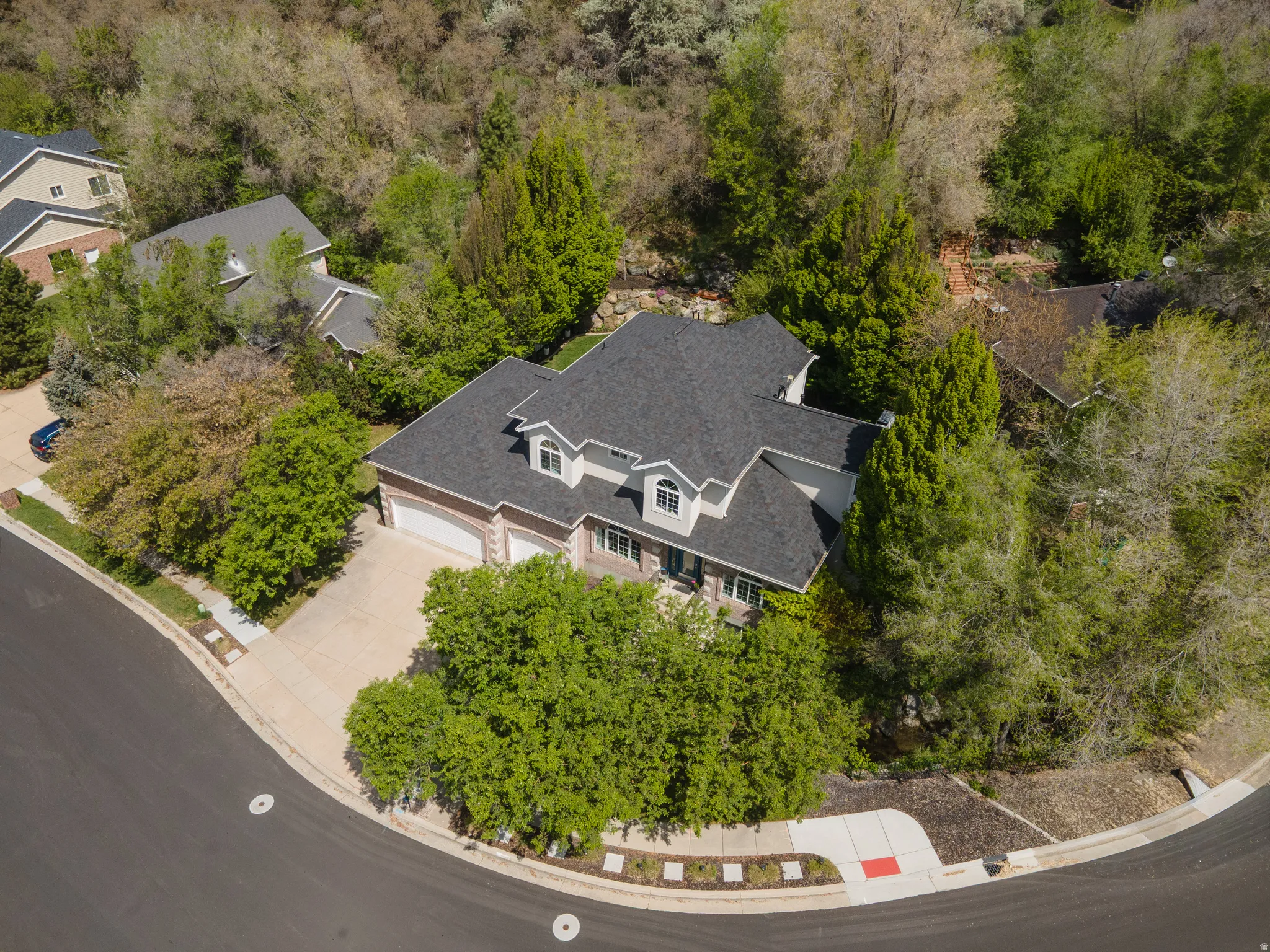 Overhead view