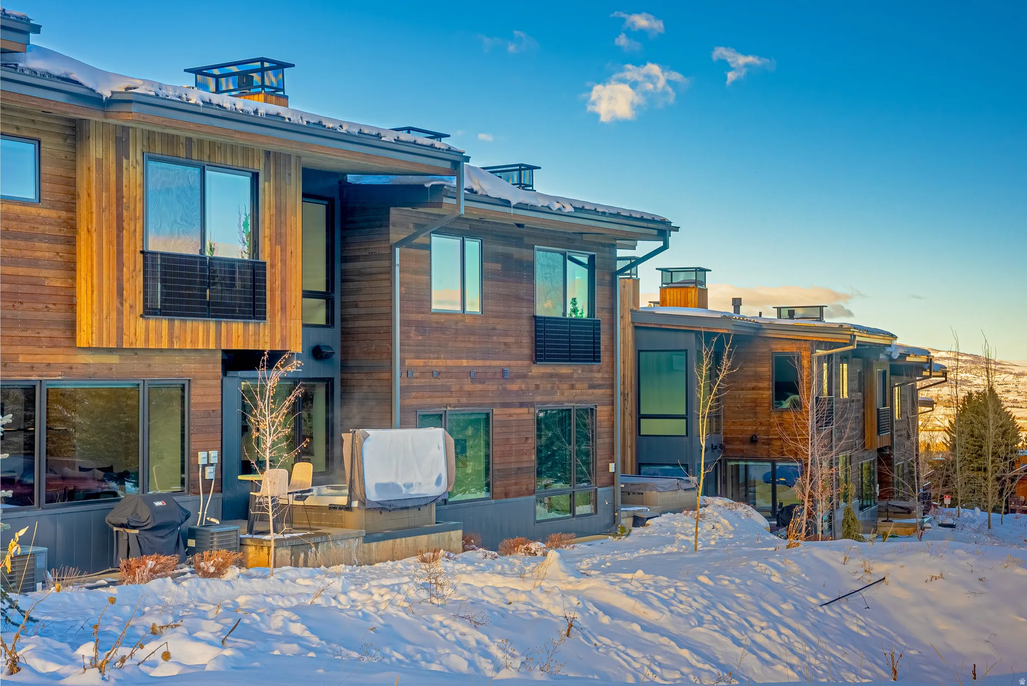 View of contemporary home