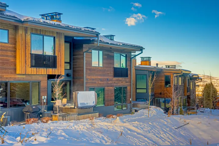 View of contemporary home