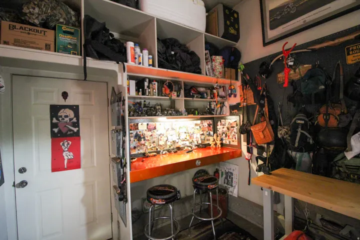 View of storage area