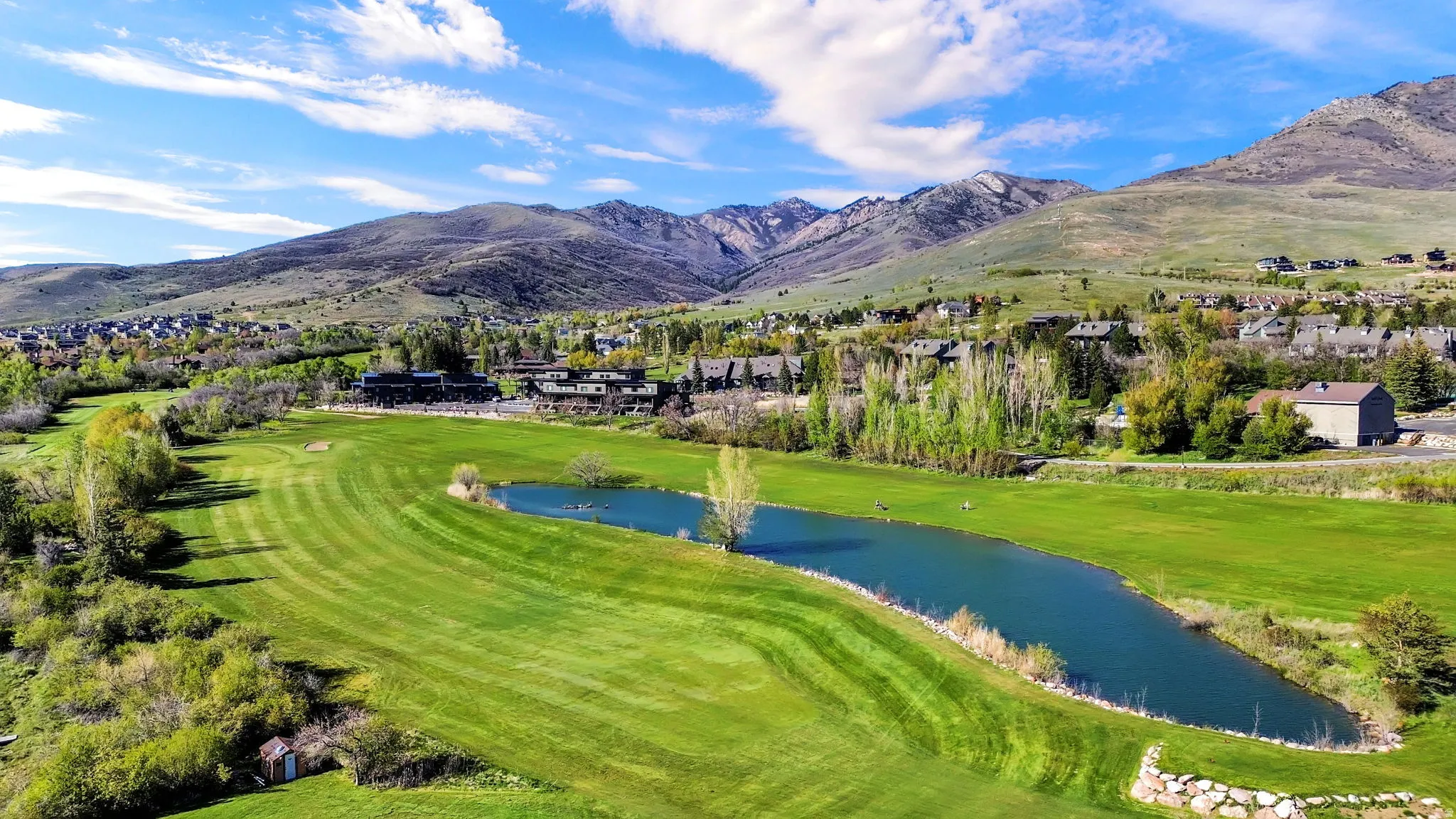 Golf Course hole #12, right off the parking and building 4.