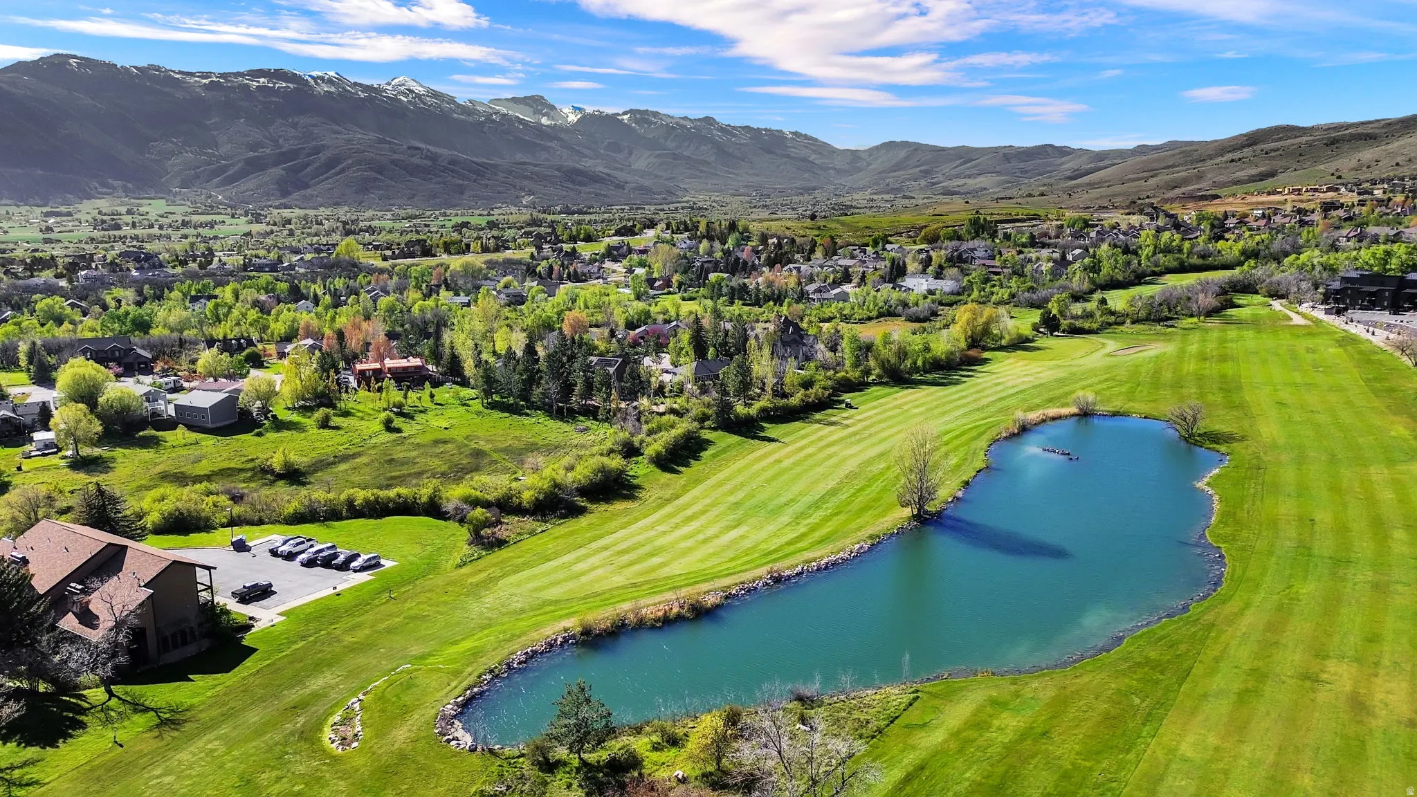Golf Course hole #12, right off the parking and building 4.