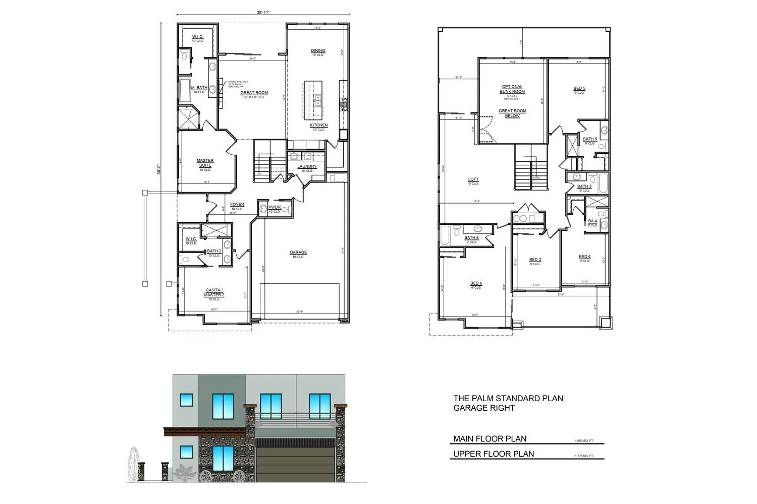 View of home floor plan