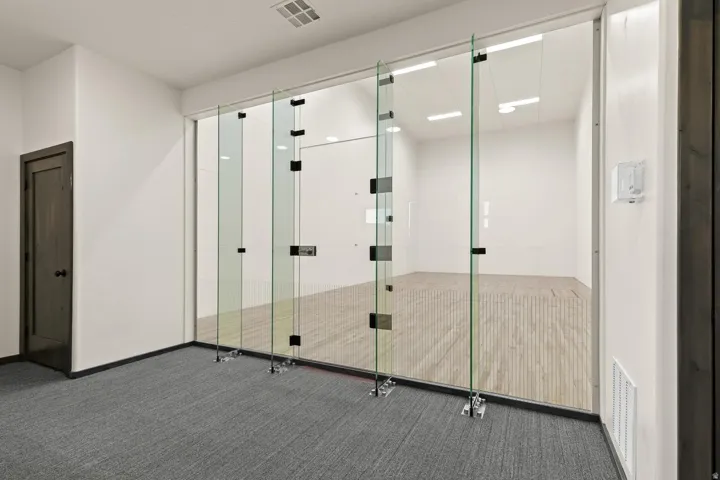Miscellaneous room with a sport court