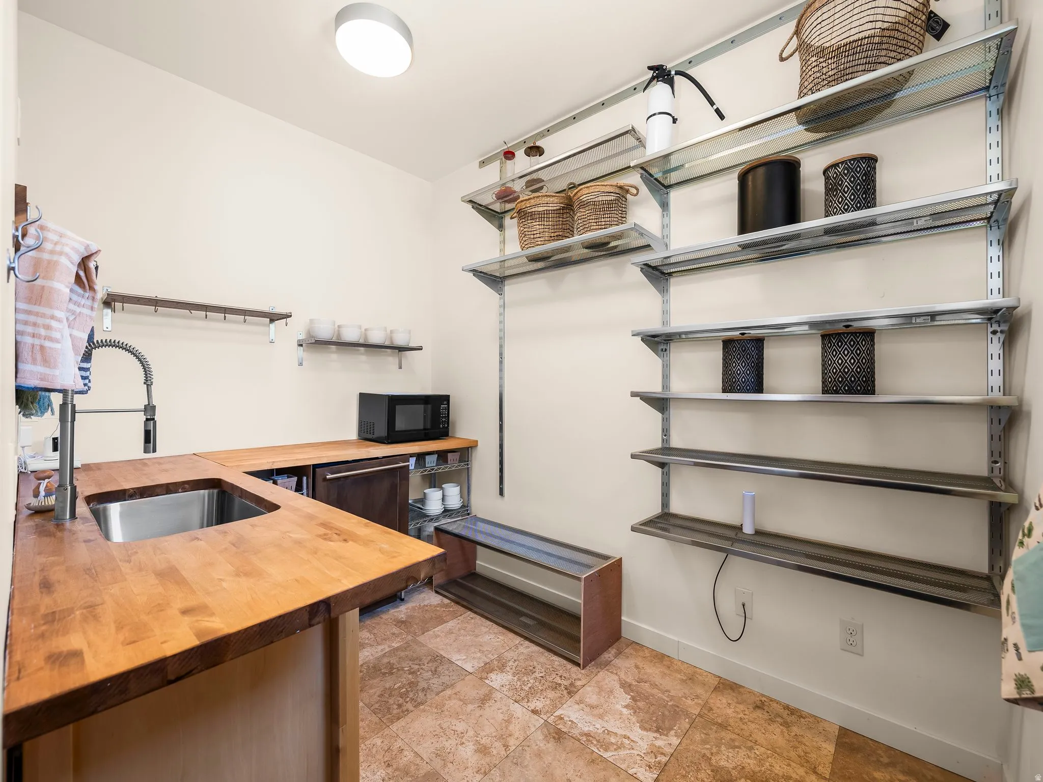 Butler's pantry off the kitchen