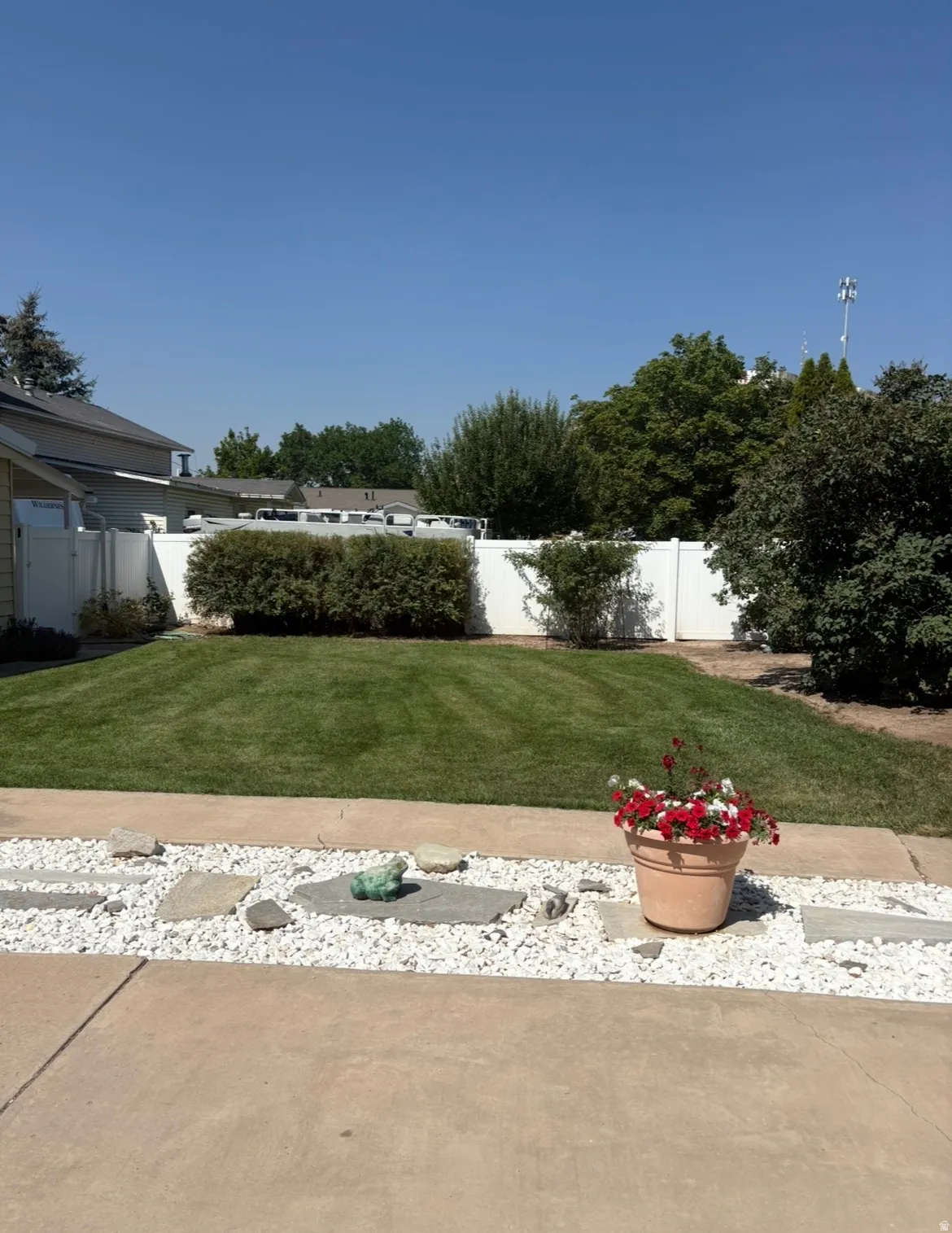View of yard