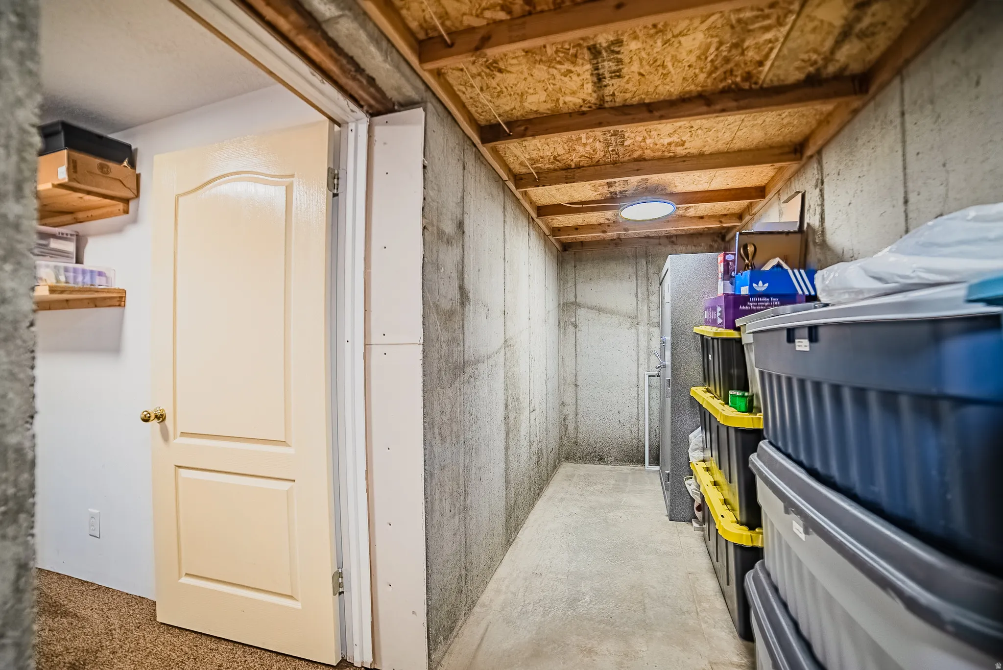 View of storage area