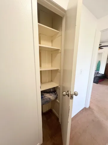 View of hall closet